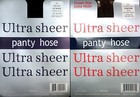 Lot Of 2--ultra Sheer Pantyhose  One Size Or Queen Size Nylon