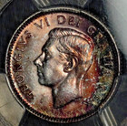 1952 Canada Ten Cents  Ms63 Pcgs  Beautiful Toning