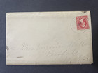 1899 Cover Scott 252 2c Red Washington Stamp Buffalo W va  Postmark  4 Pg Letter