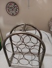 Mcm Wrought Iron Wine Bottle Rack  10 Bottles