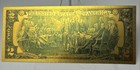  2 Donald Trump 47 Elon Musk Novelty 24k Gold Foil Plated Note Bill Banknote