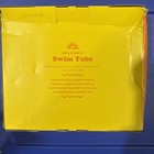 Sun Squad Fishy Inflatable Swim Tube Pool Float 45 In Pink Yellow New