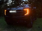 2019-2026 Gmc Sierra 1500 Illuminated Grille Emblem Amber   White Led Color