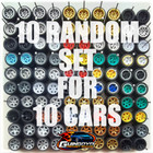 10 Mixed random Real Riders Wheels Rims Tires Set Lot For 1 64 Scale