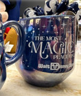 2025 Walt Disney World Sorcerer Mickey Navy Metallic Ceramic Coffee Mug New