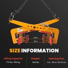 772 Lbs Granite Slab Lifting Clamp  Adjustable Range  11 8 -20   Heavy Duty S   