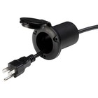 Promariner Univeral Ac Plug Holder  Black 51300
