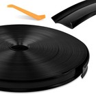 1  Rv Trim Molding Insert 100ft  Uv Resistant Vinyl Corner Molding With Black