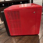 Vintage Red Zenith Crt Tv Portable Retro Gaming Tested   Working 9 Inch Color