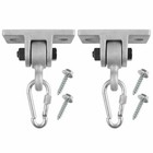 2pcs Swing Set Brackets Heavy Duty Swing Hangers W  Locking Snap For Porch Patio