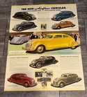 Vintage 1930s Chrysler Brochure Art Deco The First Motor Car Airflow Floating