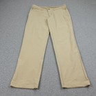 Lululemon Mens Abc Commission Pants 36x31 Khaki Casual Golf Stretch Preformance