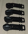Tumi Large Replacement Zipper Pulls Sliders Black Metal 1 2    X 1 5    Lot Of 4