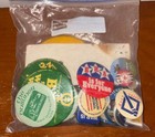 Huge Lot Of Vintage Buttons And Pins Politics Sports Music