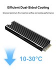 Egsmtpc Nvme M 2 Ssd Heatsink  Aluminum Heat Sink   Double-sided Cooling    