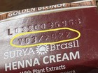 2 X Henna Cream Golden Blonde Semi-permanent 2 37 Oz Surya Brasil Boxed