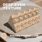 Hokkieam Clay Texture Rollers   10-pack Polymer Latte Brown 