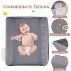 Portable Baby Changing Table  Foldable Diaper Changing Station With Wheels  A   