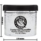 Joe Cool Cigar Crystal Gel Humidifier For Cigar Humidors  4 Oz Jars  - 4 Pack
