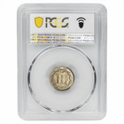 1866 Three Cent Nickel 3c Pcgs Ms 66