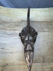 Vintage Bwa Zoomorphic Hornbill Bird Mask- Hand Carved Original African Tribal