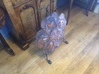 A Wonderful Antique arts And Crafts Copper Fire Screen Circa-1870 