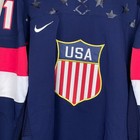 James Van Riemsdyk Team Usa Hockey Jersey 2014 Sochi Olympics Size Xl Nike Rare