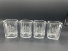 Custom Engraved Shot Glass Any Logo Any Text -  Set Of Four