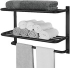 Sus  23 Inch Tower Holder With Tower Bars  Towel Rack For Bathroom