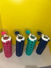 Lot Of 4 Ello Glass Water Bottle With Silicone Sleeve And Carry Loop