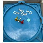 Ideal Toy Corp Battling Tops Game 1968 Vtg Classic Board Game  - Box Damage