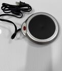 Mug Warmer Desktop Heated Coffee Tea Candle Milk Wax Warmer  silver 
