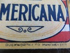 Crema Soda American Paper Label duckworth   Co manchester