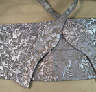 Vintage Silk Brocade Bowtie   Cummerbund Set - Custom Tailored - Lavender Floral