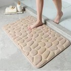 Super Water Absorbent Soft Memory Foam Bath Mat Non-slip Bathroom Shower Rug