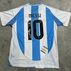 Leo Messi Signed Argentina Soccer Jersey Autographed Coa
