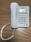 Vtech Landline Phone Corded Home Office Telephone Large Display  White Cd1153 Ae