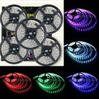 5m 16 4ft Rgb 5050 3528 Led Strip Light 300leds Flexible Tape Rope Lamp Dc12v
