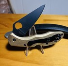 Spyderco Delica  Seki City  Micromelt Pd-1 Steel   Flytanium Scales  Never Used