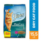 3 Bags 9lives Plus Care Dry Cat Food With Tuna   Egg Flavors  15 5 Lb Bag