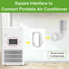 Portable Ac Exhaust Hose Connector Ky35 Replacement Air Conditioner Vent Adapter