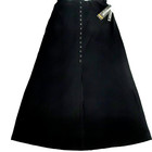 New Vintage Briggs Women s Skirt Sz Small Black Slinky Nylon Spandex Made Usa