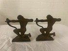 Antique Cast Iron Hubley Sport Archery Bookends  230