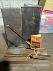 Vintage American Walnut Desk Letter Opener And Penn Set