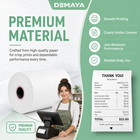 Demaya Thermal Paper Rolls 3 1 8  X 230ft     Pack Of 50 Rolls  Receipt Printers