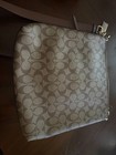 Coach F77885 Mae Signature Leather File Crossbody Bag Euc   Great Condition