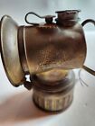 Antique Streamlined Justrite Brass Carbide Miner s Lamp Light Pat Applied 4 Usa