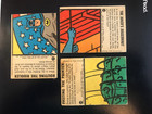 1966 Topps Batman Blue Bat  - Lot Of 3 Cards -  22b  23b  27b - Rare