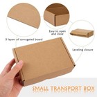 Corrugated Cardboard Mailing Box 5x2 7x1 5 Inch - 10  50pack  Small Shipping Box