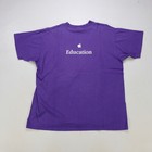 Rare Vintage Oneita The Fusion Zone Apple Education T Shirt 90s Computer Tech Xl